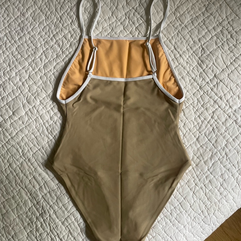 The Ones Who Margot One-Piece Swimsuit in Tan size Small - Picture 3 of 10